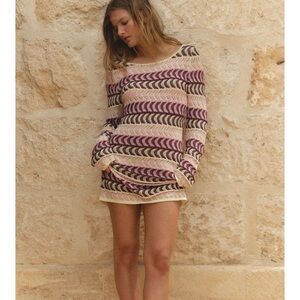 Zara Multicolor Patterned Dress